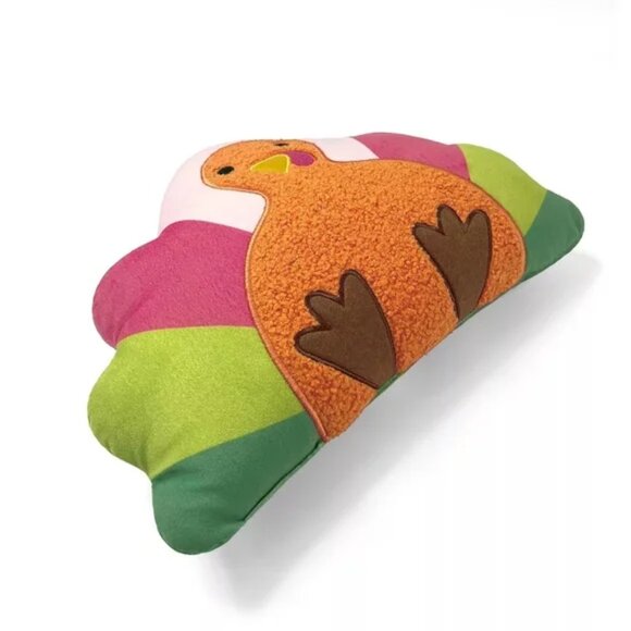 NWT! Cozy RETIRED Thanksgiving Turkey Pillow Fall Harvest Farmhouse Décor Cute! - Picture 2 of 3
